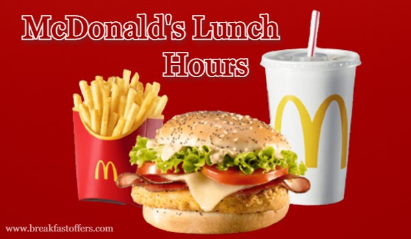 McDonald’s Lunch Hours