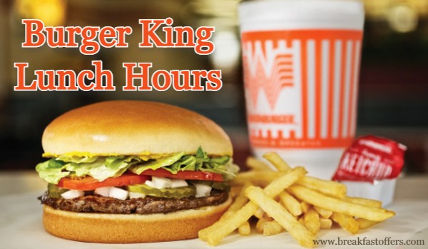 Whataburger Lunch Hours